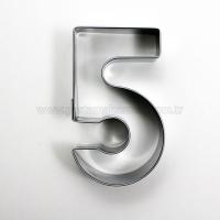 5 Rakam Modeli Kurabiye Kalıbı Metal Kopat