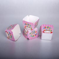 KARE MİNİ KEK KALIBI - HAPPY BIRTHDAY (47 x 47 x h:48 mm) / 100 ADET