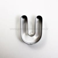 U Harfi Modeli Kurabiye Kalıbı Metal Kopat