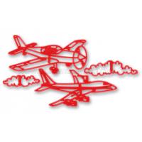 Uçak Figürlü Patchwork Kurabiye Kalıbı Klişe