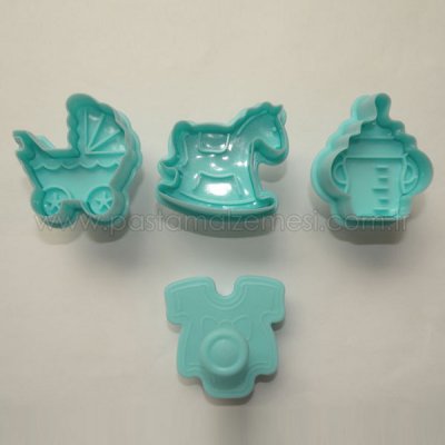 Bebek Şekilli Basmalı Kopat Set 4lü A-1974