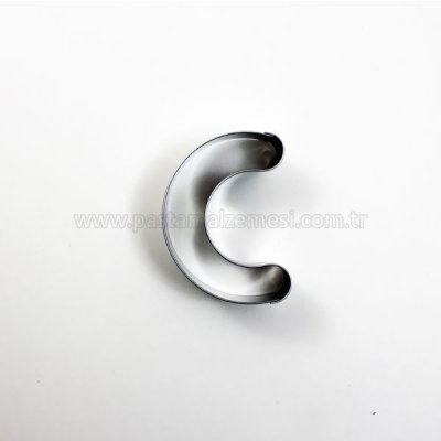 C Harfi Modeli Kurabiye Kalıbı Metal Kopat