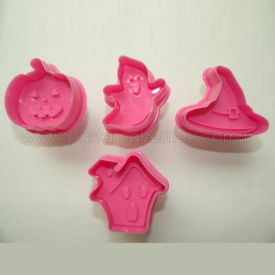 Cadılar Bayramı Şekilleri Basmalı Kopat Set 4lü A-1980