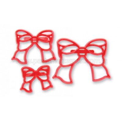 Fiyonk Figürlü Patchwork Kurabiye Kalıbı Klişe