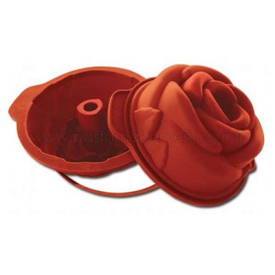 Gül Figürlü Silikon Pasta ve Kek Kalıbı Flexipan SFT315