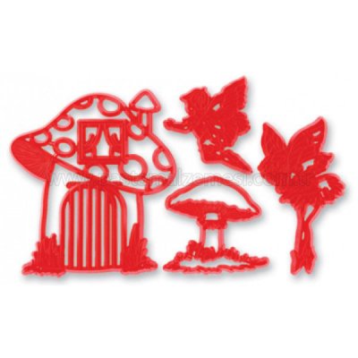 Mantar Figürlü Patchwork Kurabiye Kalıbı Klişe