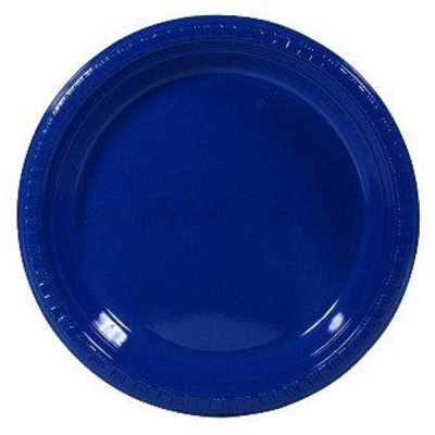 Mavi Pastel Plastik Tabak