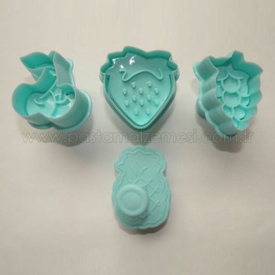 Meyve Şekilli Basmalı Kopat Set 4lü A-1972