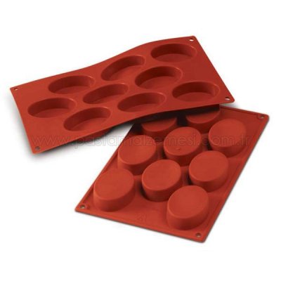 Orta Oval Silikon Kalıp Flexipan SF018