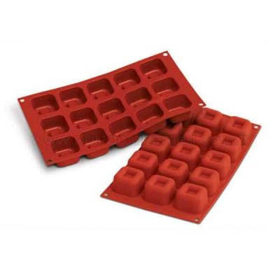 Savarin Orta Kare Silikon Kalıp Flexipan SF081