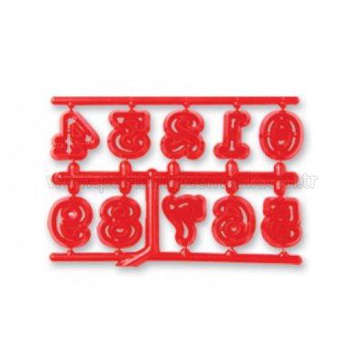 Sayı Figürlü Patchwork Kurabiye Kalıbı Klişe