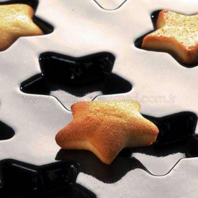 Yıldız Şeklinde Silikon Kek Kalıbı 40x60 Flexipan 1131